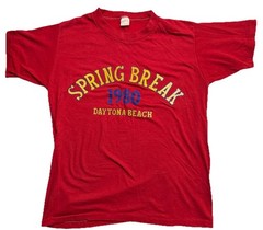 Vintage 1980 Daytona Beach Spring Break T Shirt Mens Medium USA Single Stitch