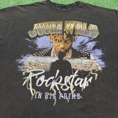 JuiceWrld Graphic T Shirt Men’s Size XL Black Short Sleeve Rockstar In His Prime