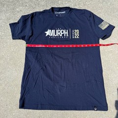 Forged Mens The Murph Challenge 2022 Graphic T-Shirt Navy Blue Large Navy SEAL