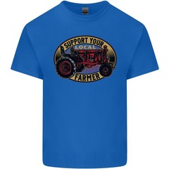 Farming Support Your Local Farmer Mens Light Cotton T-Shirt