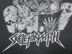 Vintage Skeletonwitch Band T Shirt (XL) “Soul Thrashing Black Sorcery” Doom Goth