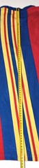 Karl Kani Vintage T-Shirt M Unisex Vertical Stripes Blue Red Yellow Embroidered