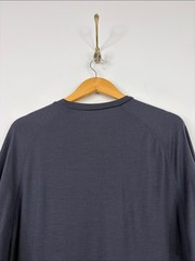 Unbound Merino Shirt Mens XXL Dark Gray Merino Wool Jersey Long Sleeve Crew