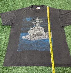 Vintage 90s “Blackbird USS Porter DDG 78 Freedoms Champion Warcraft T Shirt XL