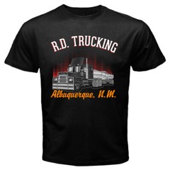R.D. Trucking Convoy Kris Kristofferson Ice Road Black T-Shirt Size S to 5XL