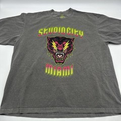 Studio City T-Shirt Men XL Gray Graphic Print Logo 100% Cotton ..#32941