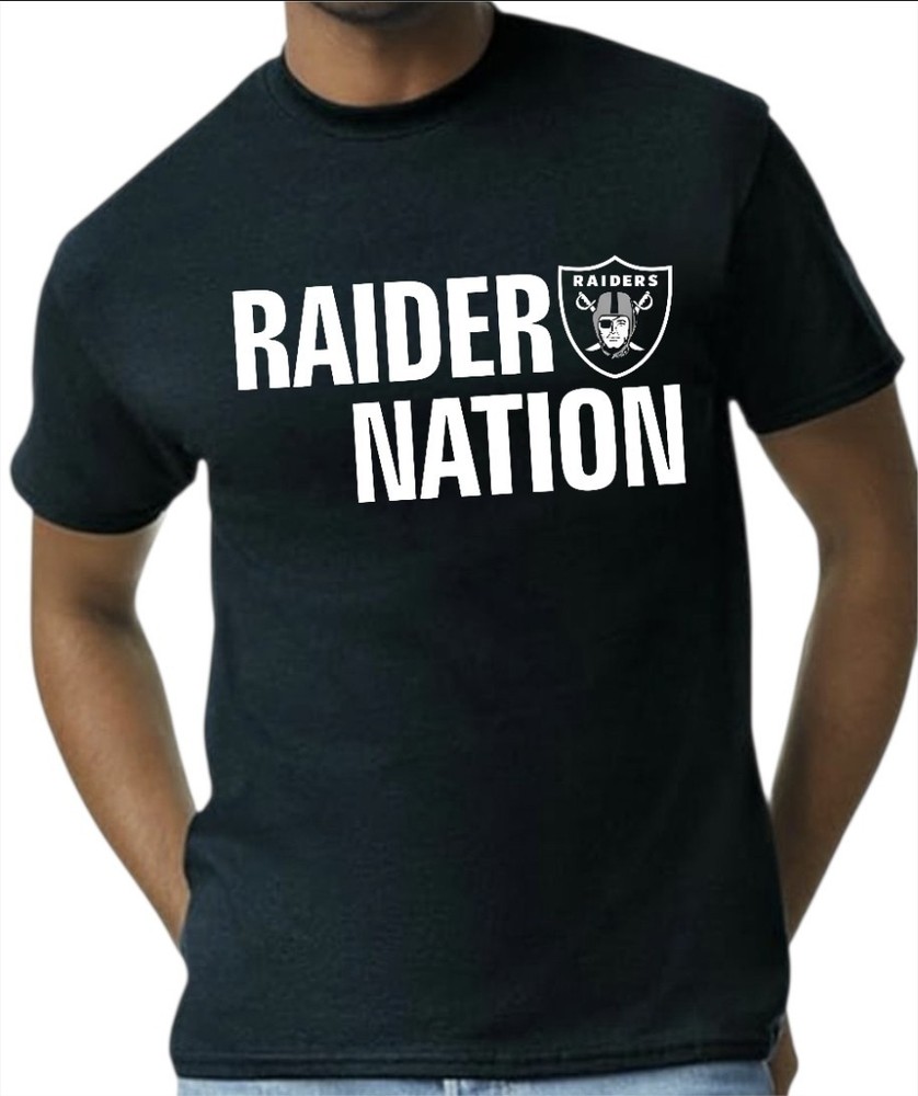 Raider Nation Men’s T-Shirt Style Small to 5X-Large