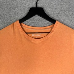 Coolibar Men’s Morada Everyday Long Sleeve Shirt Size Large Orange Sun UPF 50+