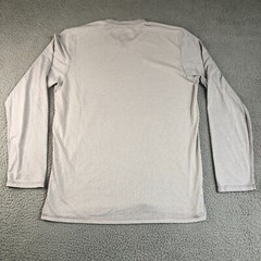 Adidas Shirt Mens Large Gray Logo Train Crew Neck Sportswear Climacool Aeroknit