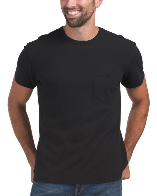 Buck Mason Slub Knit Classic Pocket Tee Made in USA T Shirt Men’s Size XS