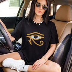 Eye of Horus T-Shirt | Ancient Egyptian Symbol Graphic Print Unisex Tee Shirt
