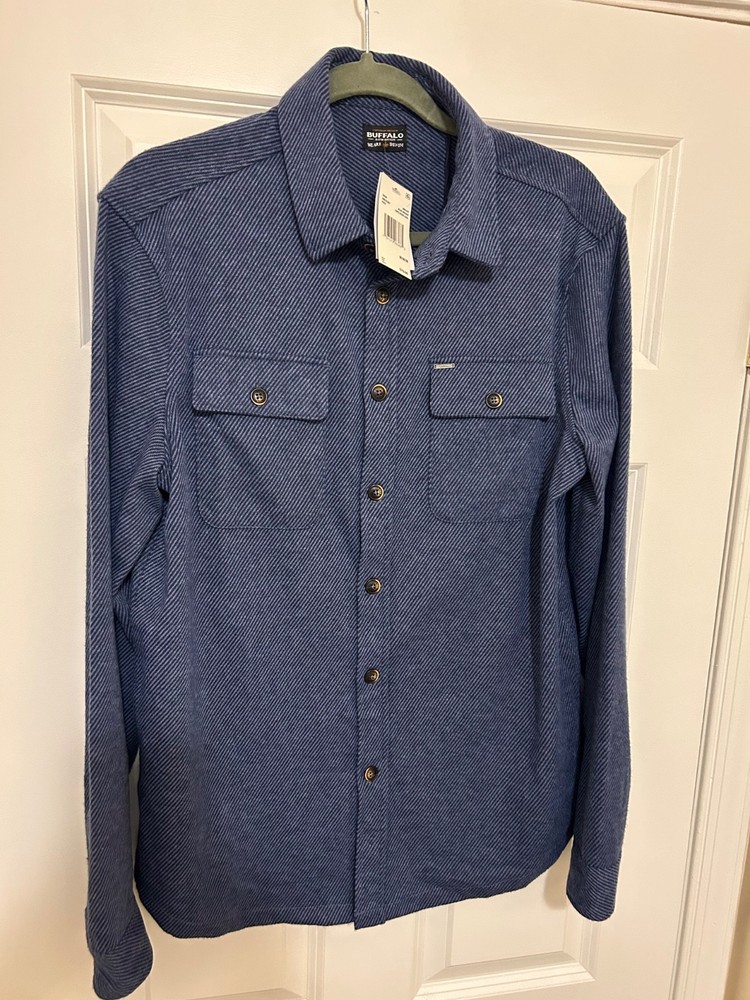 New Men’s BUFFALO DAVID BITTON Button Shirt (Med)