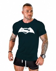 2018 Men Batman Fitness Muscle Bodybuilding Stringers Fitness T-shirt Tee Vest