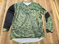 Exxact Racing Shirt Men’s Size Large Green Black Athletic Wear Jersey