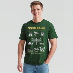 Mens Insects Hand Sketch T Shirt Nature Art Design Graphic Tee