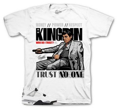 Shirt Match Jordan 4 White Cement AJ4 – Trust issues Sneaker Tee