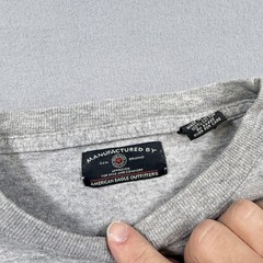 Vintage American Eagle Outfitters Shirt Mens Large Gray Pocket Tee Logo 90s