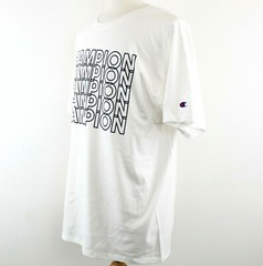 Champion Men’s Classic Jersey Tee Repeating Block Logo Mens Athletics T-Shirt