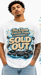 Men Tee THE Cloth I’m Cut From is Sold Big & Tall 8X Greystone DJ Graphic