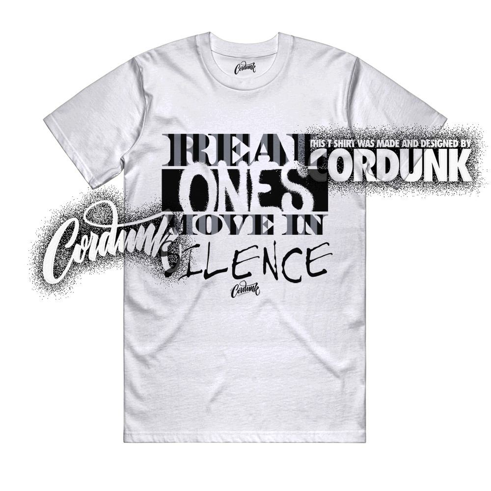 10 OG Steel White Black Light Steel Grey T Shirt Match REAL