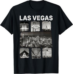 Las Vegas Nevada Iconic Landmarks Collage Unisex T-Shirt