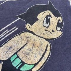 1990s Astro Boy Atom Vintage T Shirt Delta USA Made Anime Graphic Navy L