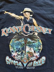 Kenny Chesney T-Shirt Mens Medium Black Spread the Love Tour Miranda Lambert Y2K