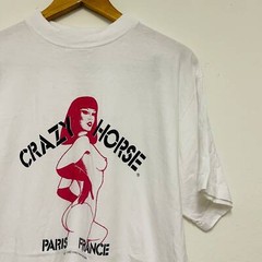 Vintage 80s Crazy Horse De Paris T-Shirt / Dance / Theatre / Cabaret / Rare / Ar