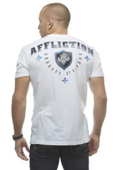 $58 AFFLICTION Georges St Pierre ROYAL GUARD Short Sleeve Slim Fit T-shirt NWT