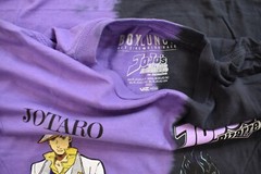 JoJo’s Bizarre Adventure Mens Jotaro & Star Platinum Split Dye Shirt New XL, 2XL