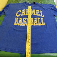 Vintage Carmel Baseball T-Shirt Greyhounds Baseball Shersey Russell Athletic L
