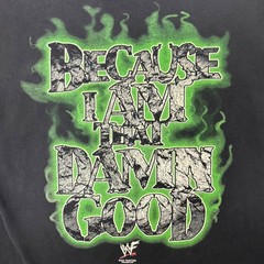 Vintage 2000s WWF Triple H I Am The Game Rare Double Sided Wrestling T Shirt XL