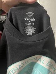 Diamond Supply Co. T Shirt Men’s Medium Black Logo Crew Neck Short Sleeve Top