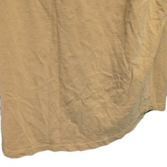 Free Planet Men’s Tan T-Shirt L Regular Short Sleeve Crew Neck Solid Knit