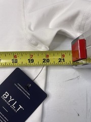 NWT BYLT Premium Basics Drop Cut Lux Short Sleeve Tee T Shirt White Mens Medium