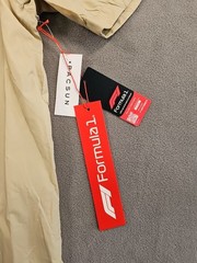 Formula 1 x PacSun Eco Team Zip Up Shirt Tan Size Large SOLD OUT