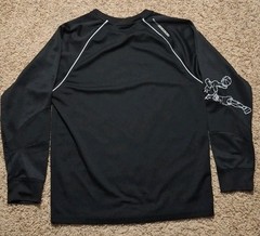 AND 1 Basketball Long Sleeve Shirt Black Youth Young Adult Hoop Y2K Medium Large