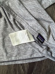 Patagonia Men’s Capilene Cool Daily Graphic Long-Sleeve Shirt in Feather Grey