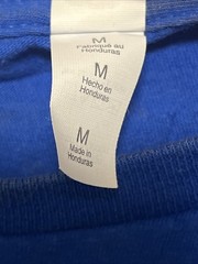Fruit of The Loom Urban Air Graphic T-Shirt Blue Size Medium Short Sleeve Men’s