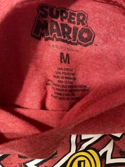 Nintendo Super Mario Mens Short Sleeve T-Shirt Size Medium