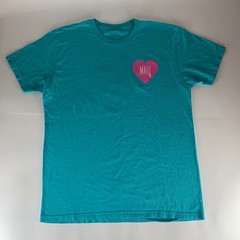 Baseballism Maui Turquoise Short Sleeve Crewneck Shirt Mens Large READ