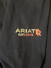Ariat FR Work Shirt Crewneck Long Sleeve Navy Flame Resistant CAT2 2112 Men XL