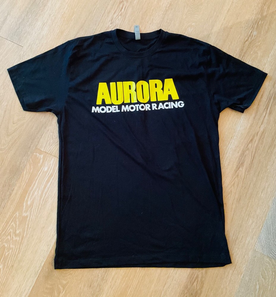 Aurora AFX Racing Car T-shirt XL Black