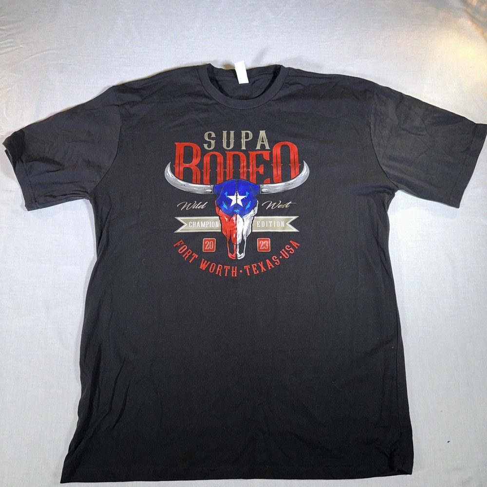 Supa Rodeo Tee Shirt 2023 Ft Worth Tx XL