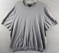 The Men’s Store at Bloomingdale’s Cashmere Blend Sweater Tee XXL Blue Gray S/S