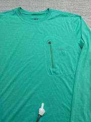 Patagonia Tropic Comfort Shirt Mens Medium Blue Fleece *Logo