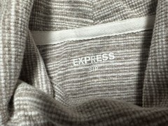 Express Men’s Cowl Neck Waffle Long Level Size Small