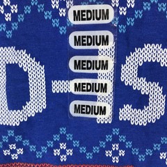 Delta Pro Weight Shirt Mens Medium Blue I’ve Been Good-ish All Year Ugly Xmas