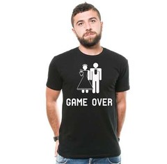 Funny Wedding Joke Shirt Game Over T-Shirt Funny Marriage Wedding Shirts For him