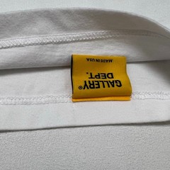 Gallery Dept Augi Sleeveless Tee White Mens Medium Pocket Logo NWT